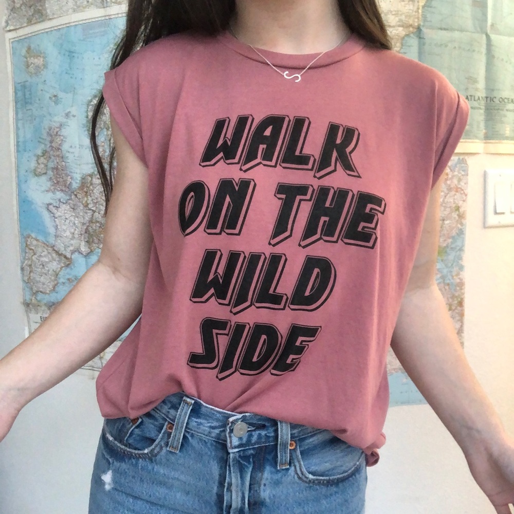 Vici Walk on the wild side T-shirt top - Picture 2 of 6